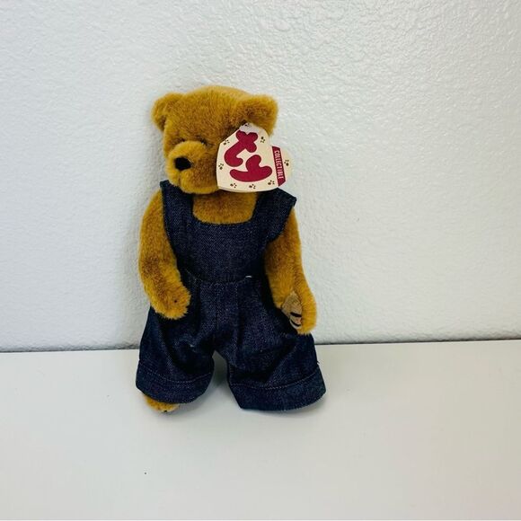 TY Collectibles 1993 Gilbert Articulated Teddy Bear 8 In - Picture 1 of 3